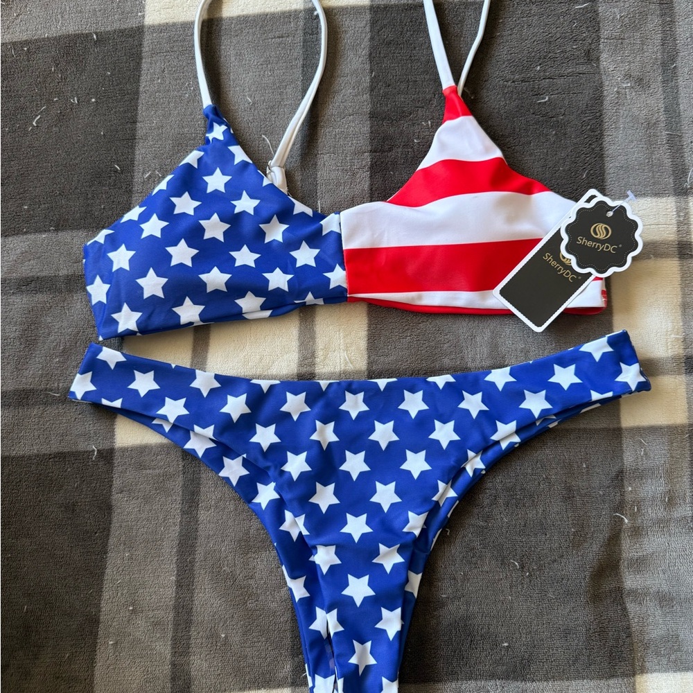 StarryOC Stars and Stripes Bikini Set